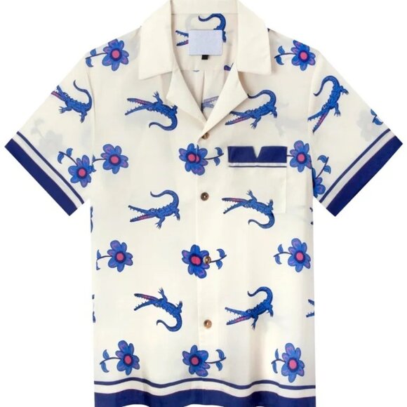 White Lotus Lochlan Crocodile Shirt - Picture 1 of 5